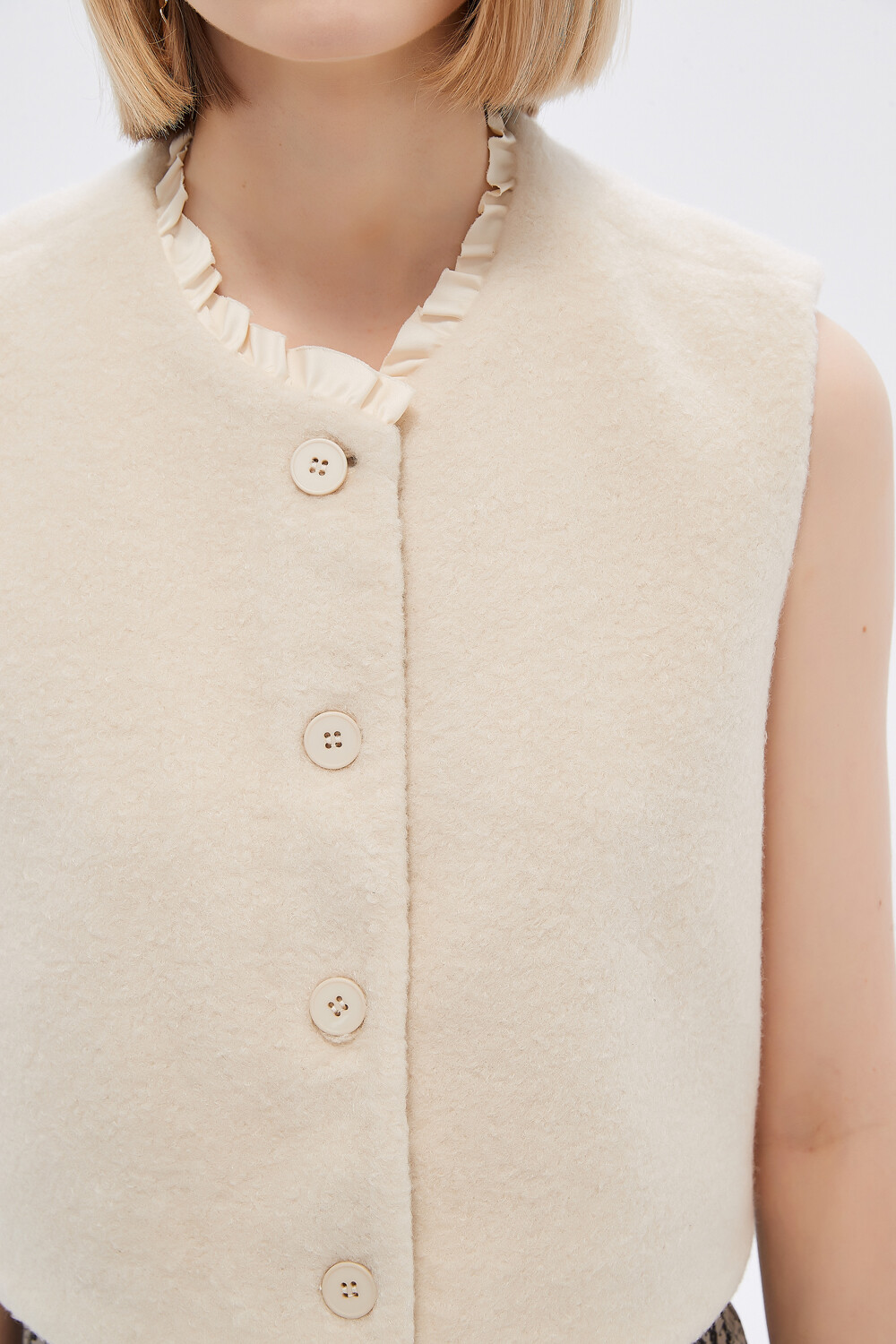Chaleco Freshy Beige Claro