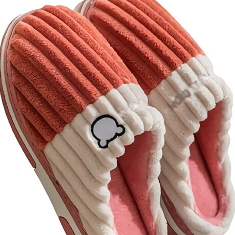 Pantufla de Felpa Super Abrigadas Antideslizante Unisex Rosa