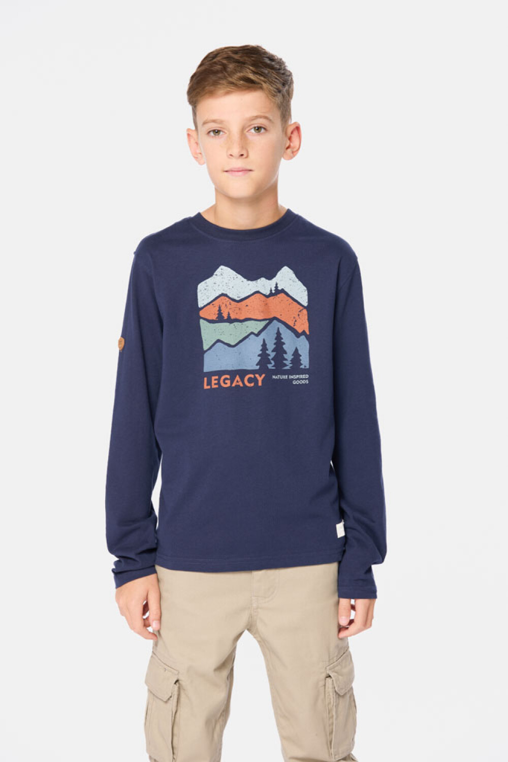 REMERA ESTAMPADA Azul