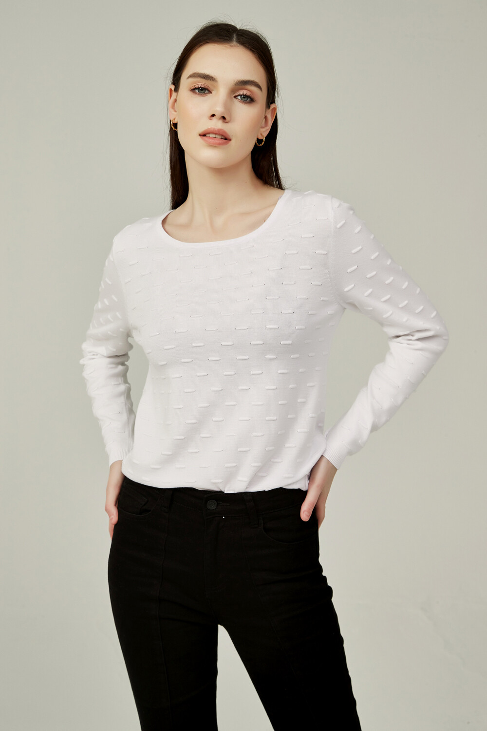 Sweater Colorpi Blanco