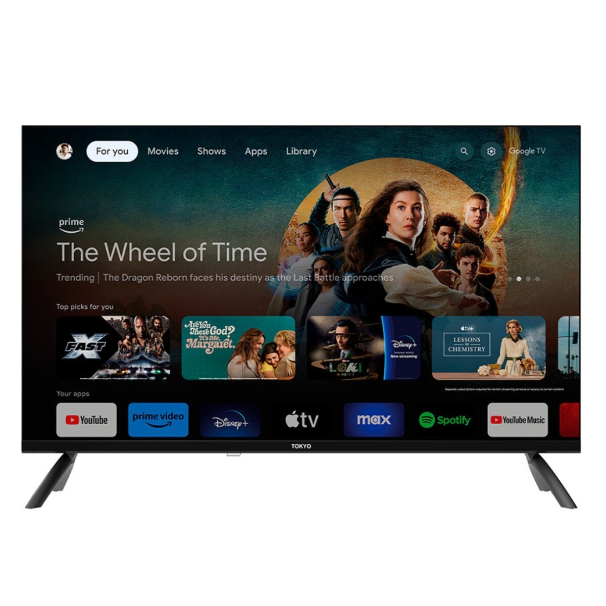 Televisor Tokyo 65" Smart 4k Google Tv 5.0 