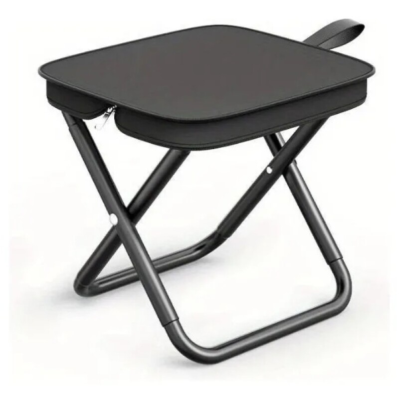 Asiento Plegable Portátil Tipo Cartera – Camping, Pesca, Picnic NEGRO