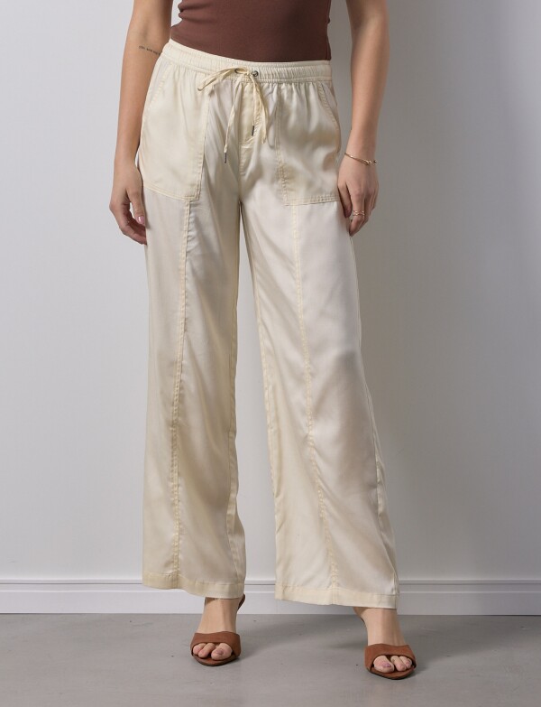 Pantalón Bolsillos BEIGE CLARO