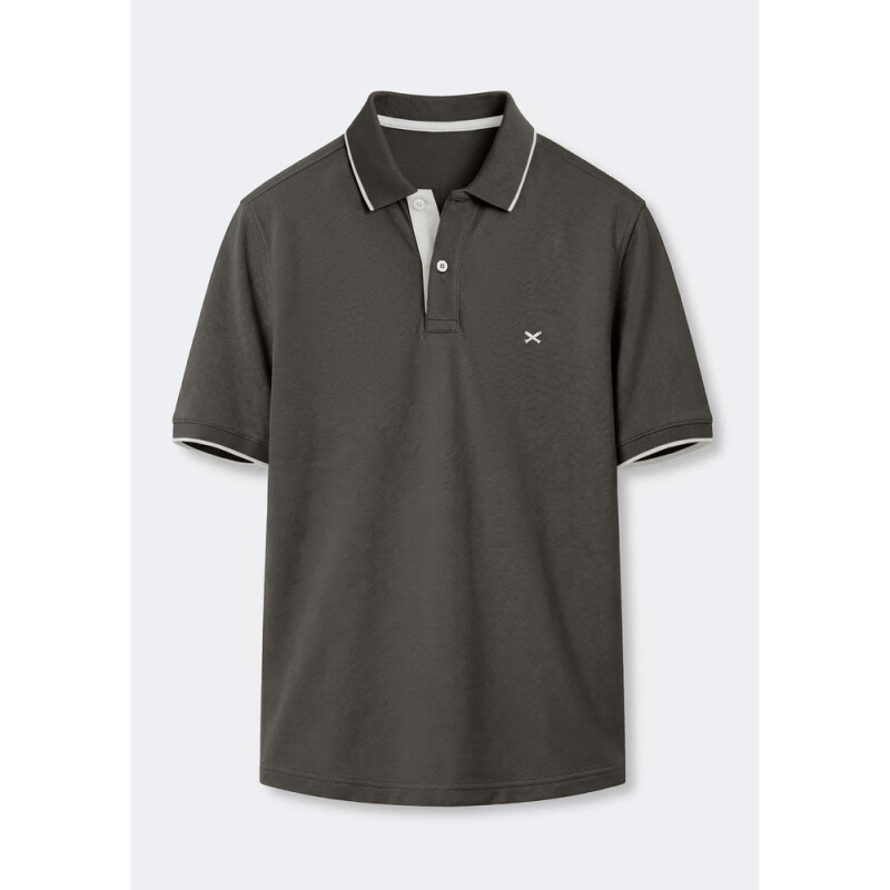 CAMISA POLO MM MASC MARROM