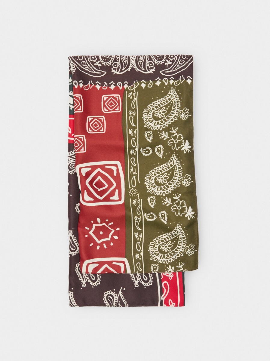 Pañuelo Con Estampado - multicolor 