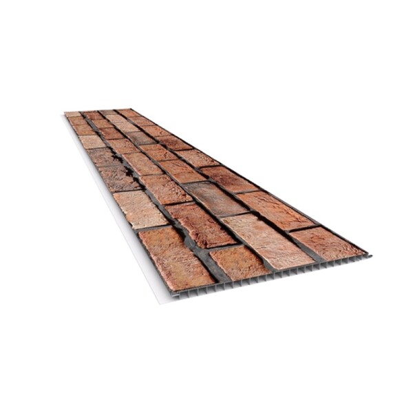 REVESTIMIENTO PVC PARA PARED MODELO LADRILLO 10 MM / 0.25X6 MTS Revestimiento Pvc Para Pared Modelo Ladrillo 10 Mm / 0.25x6 Mts