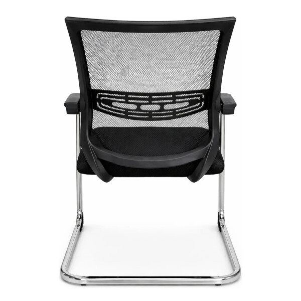 Silla Oficina Escritorio Atencion Mesh Cromada SILLA OFICINA MESH CHAIR BRAZO RECTO