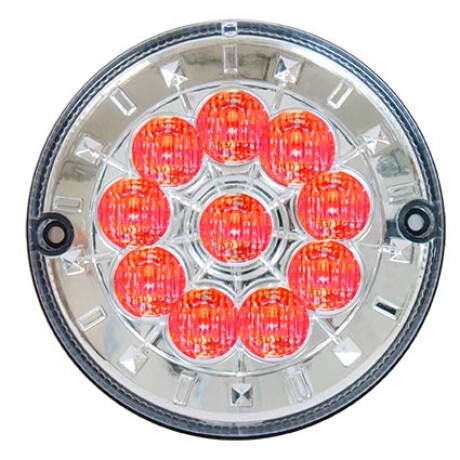 FAROL - TRASERO LED 125MM CRISTAL/AMBAR RANDON BIVOLT 	 MULTILIGHT FAROL - TRASERO LED 125MM CRISTAL/AMBAR RANDON BIVOLT 	 MULTILIGHT