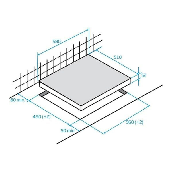 Anafe De Empotrar Induccion Beko 60 Cm 4 Zonas Hii 64401 Mt ANAFE DE INDUCCION BEKO 60CM HII64401MT