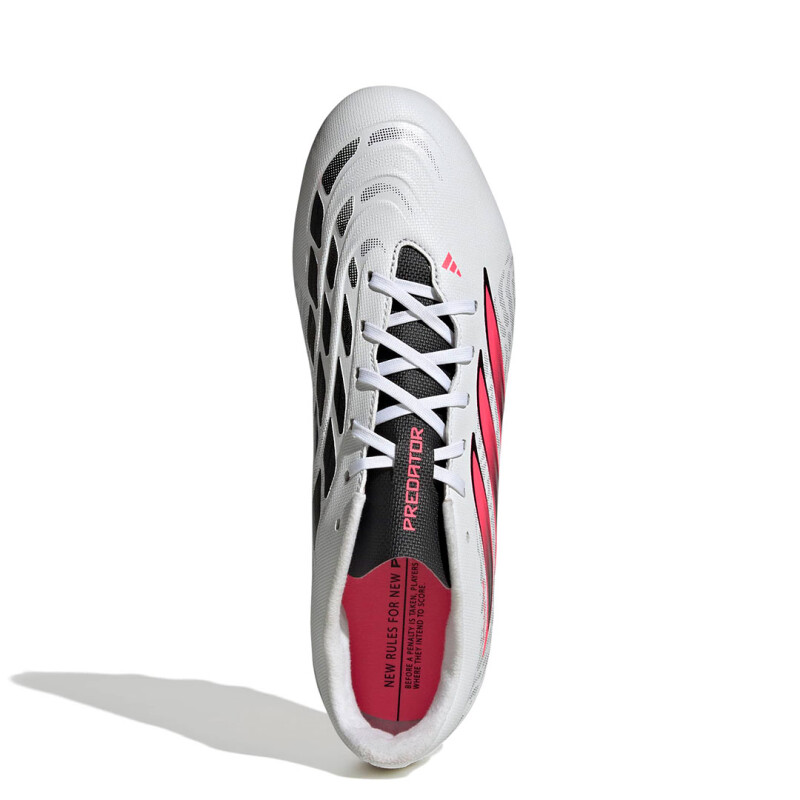 Championes Unisex Adidas Predator Club Fg/Mg Blanco - Rosado