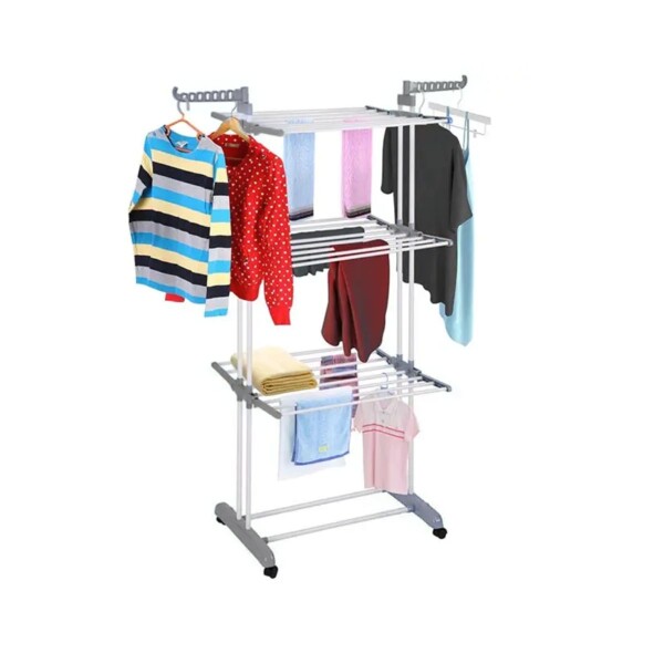 Tendedero Vertical Varillas Acero Plegable De 3 Niveles Tender Ropa Lavadero Metal De Pie 54x68x168 Cm Gris Tendedero Vertical Varillas Acero Plegable De 3 Niveles Tender Ropa Lavadero Metal De Pie 54x68x168 Cm Gris
