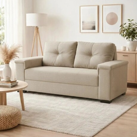 Sofá Amsterdam 2 Cuerpos Beige Sofá Amsterdam 2 Cuerpos Beige