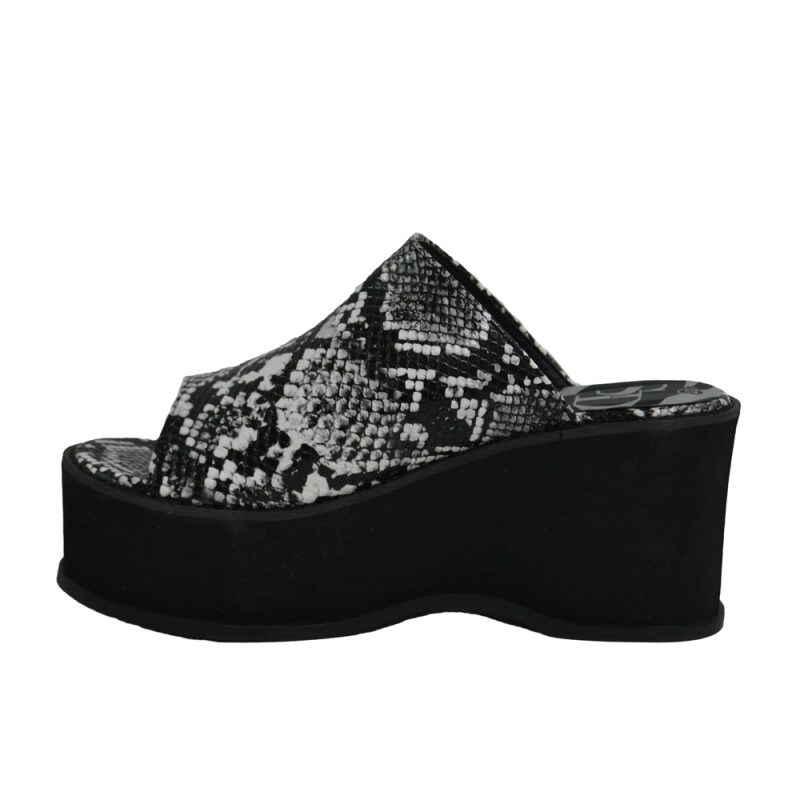 Sandalias S&D NS13039 Blanco-negro