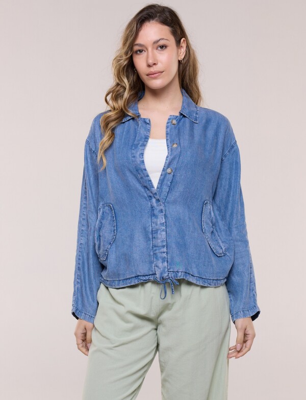 Sobrecamisa Holgada Con Cintura Regulable JEAN