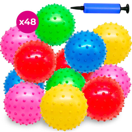 Set Cotillón Nº36 Pack X48 Sorpresitas Pelotas 10cm Cot002029
