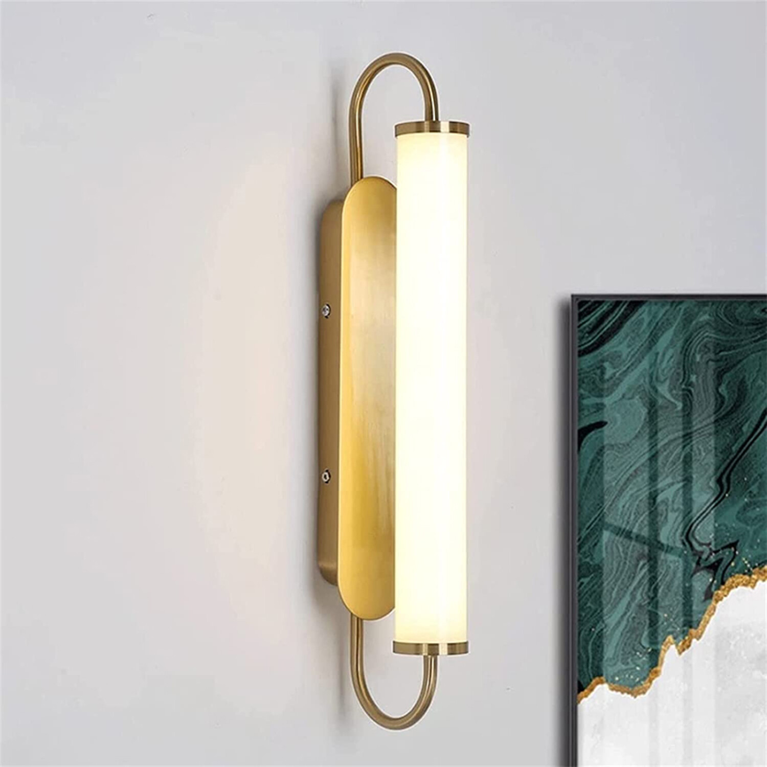 Lámpara De Pared Sin Cables Toowell - Luz Decorativa Inalámbrica, Ideal Para Cuadros O Rincones (color Dorado)