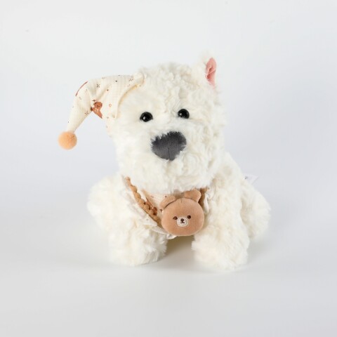 PELUCHE DE PERRITO LINDO CON BABERO PELUCHE DE PERRITO LINDO CON BABERO