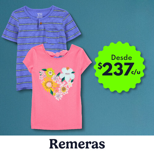 Remeras desde $237