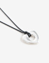 Collares Cortos Con Dijes Collar Corto Corazón - Plateado