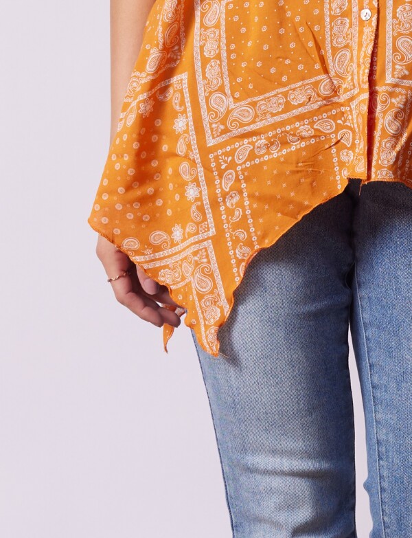 Blusa Picos ANARANJADO