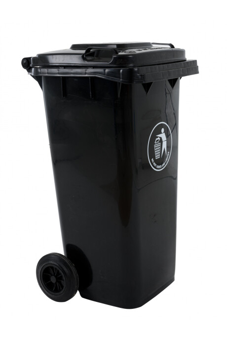 Contenedor De Residuos Negro - 120 Litros Contenedor De Residuos Negro - 120 Litros