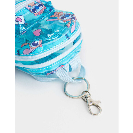 Set De Librería En Mini Mochilita De Pvc Azul Celeste