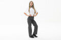 PANTALON RECTO MUJER FLEX Grafito