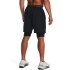 UA Vanish Woven 2in1 Sts-BRN BLK-002