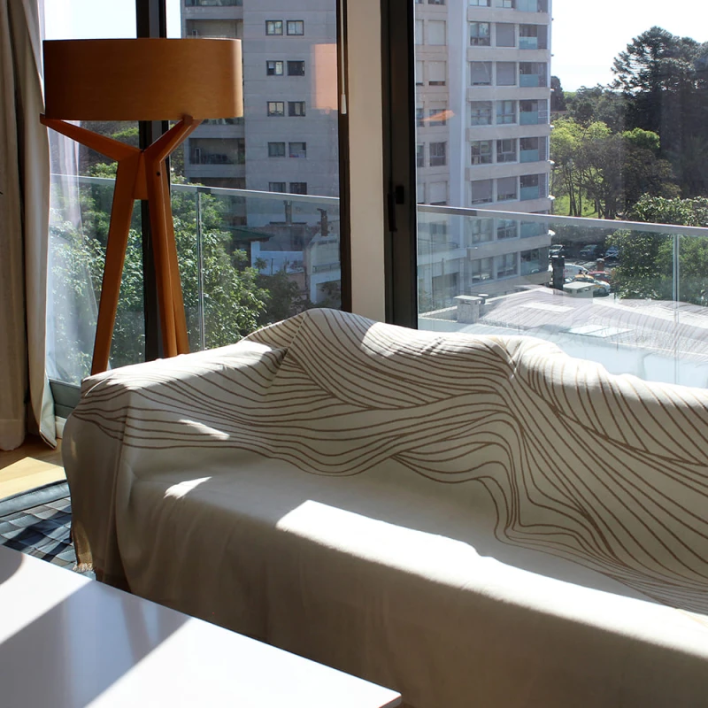 Manta para Sillon y Cama con diseños Marrón 230cm