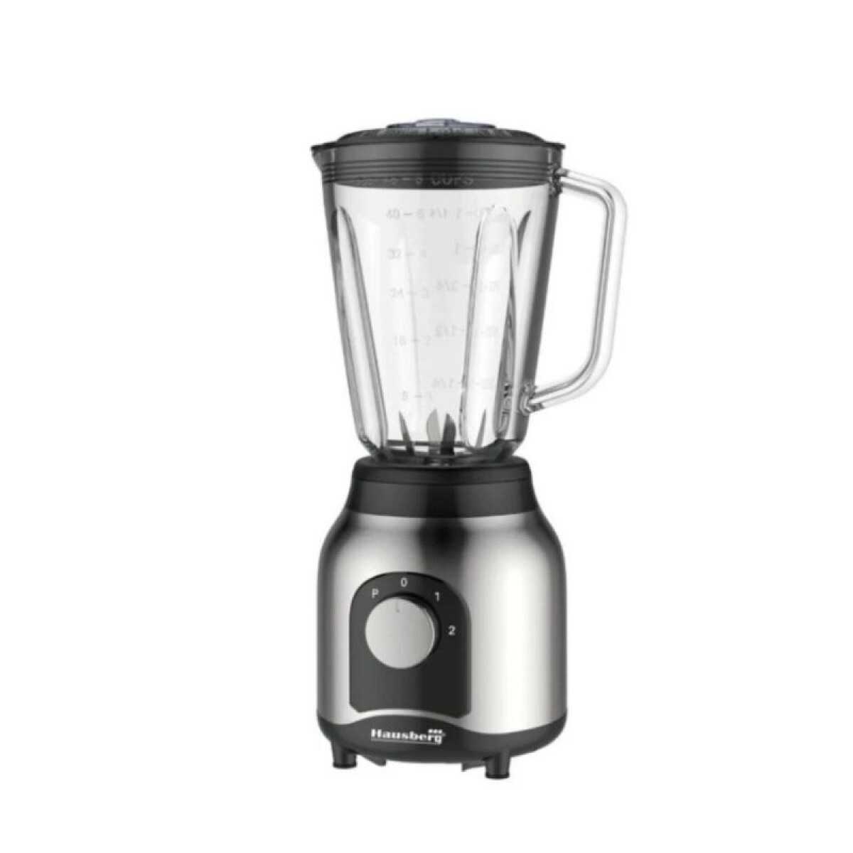 Licuadora Con Jarra De Vidrio 1.5 Lts. 400W + Molinillo Hausberg 