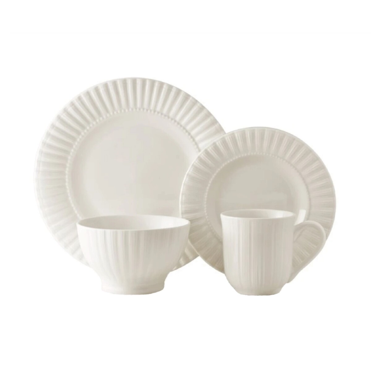 SET 16 PIEZAS STONEWERE D27-20-15/410ML MAISON WHITE THOMSON 