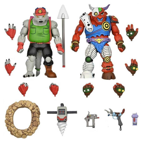 TMNT - Dirtbag and Groundchuck 7" Scale Figure TMNT - Dirtbag and Groundchuck 7" Scale Figure