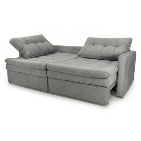 Sillon Cama Nayla 3 Cuerpos Extensible Gris