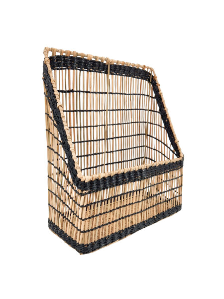 REVISTERO TEJIDO NATURAL MARRON