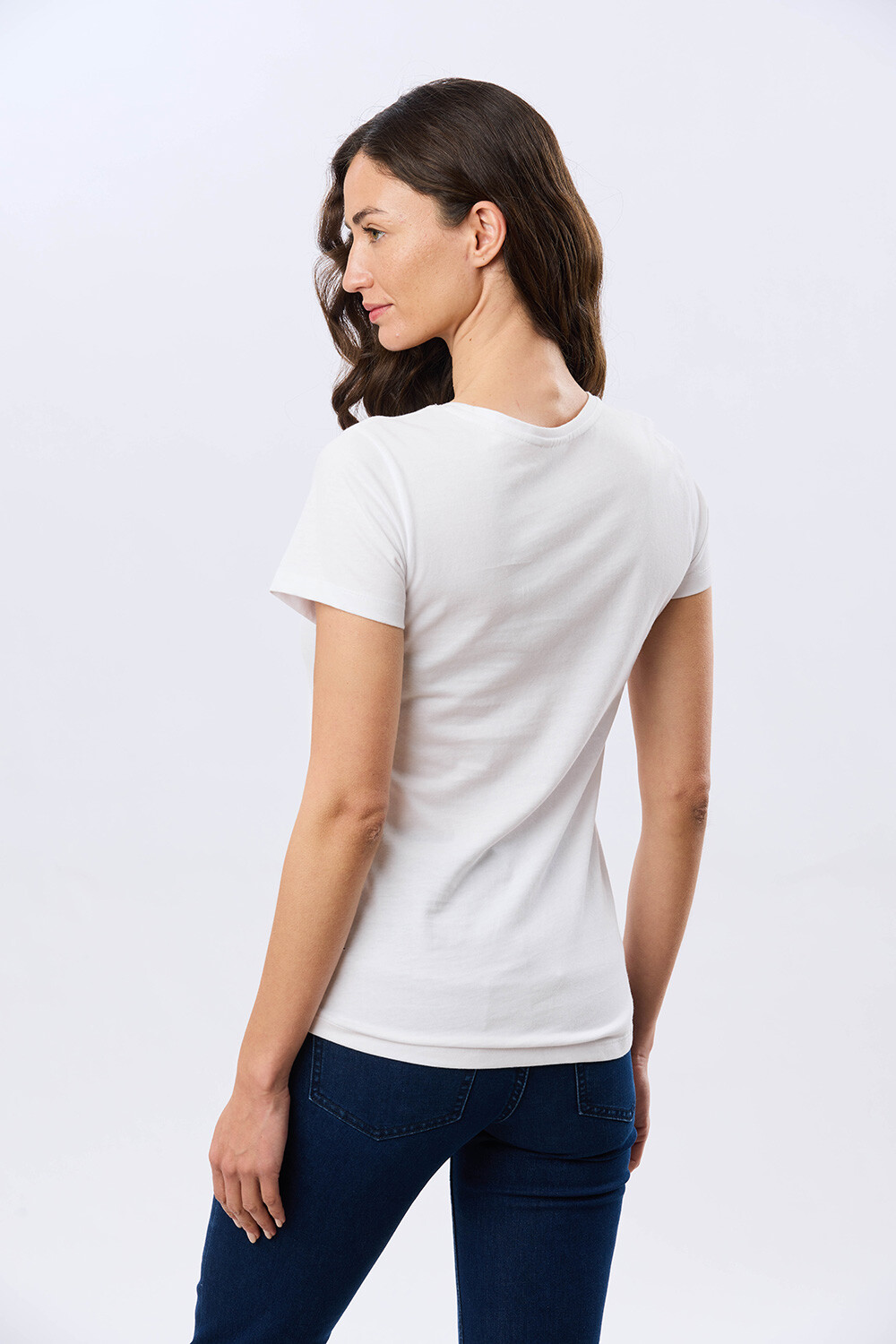 REMERA ESTAMPADA DE ALGODÓN Blanco