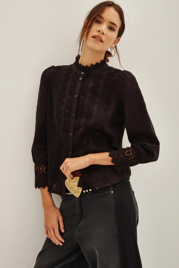 Camisa Pierre Negro