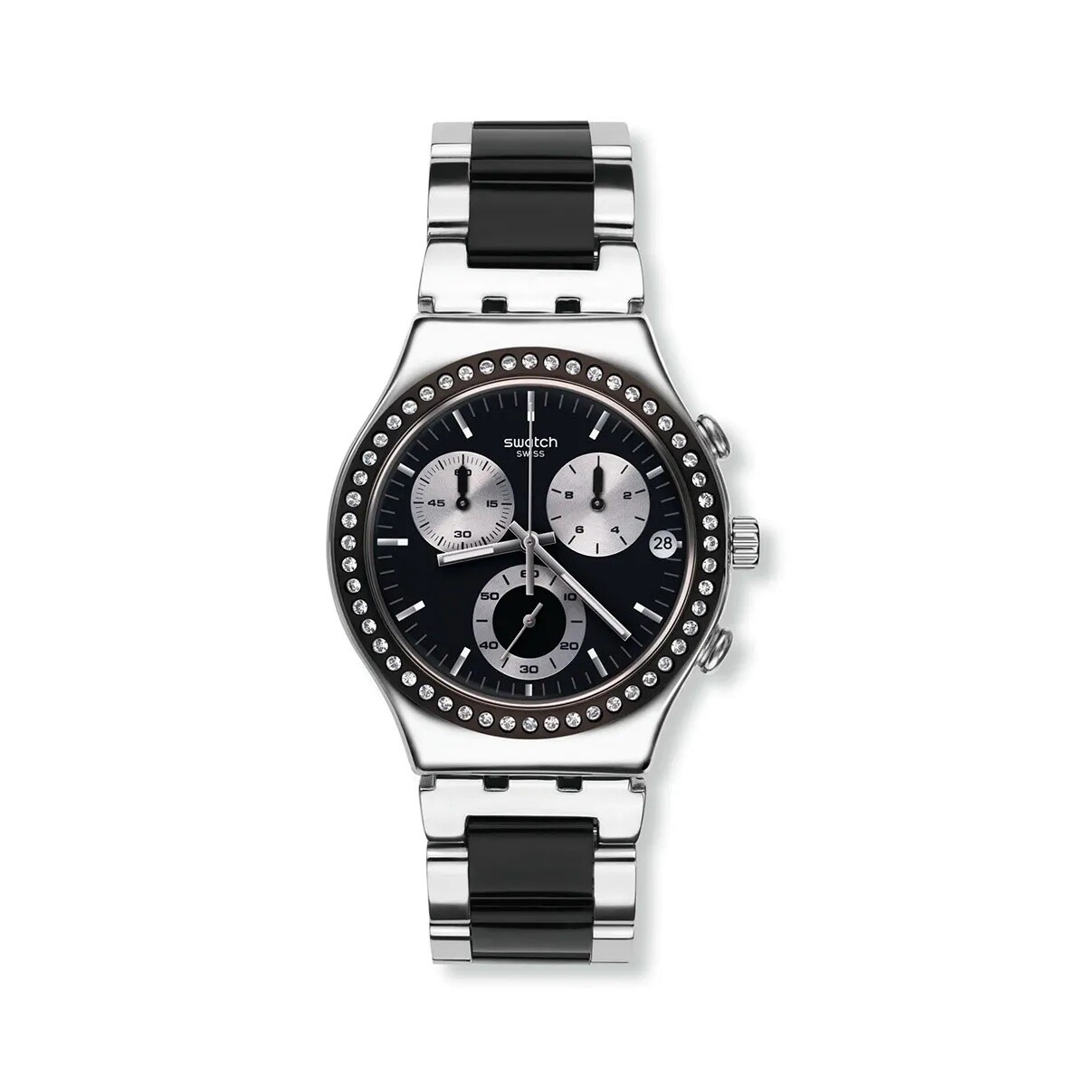 Reloj Swatch Glamarmour De Acero Ycs591g Para Dama 