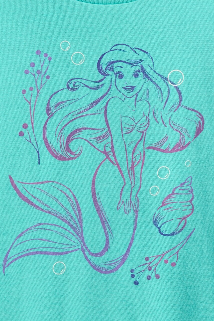 Remera Disney Toddler Niña Water Garden Green