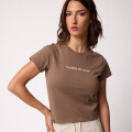 T-SHIRT KIWAN DIXIE Taupe