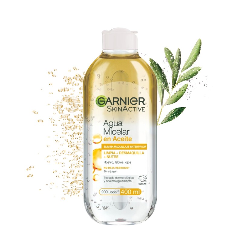 Agua Micelar Garnier Bifásica 400 Ml. Agua Micelar Garnier Bifásica 400 Ml.
