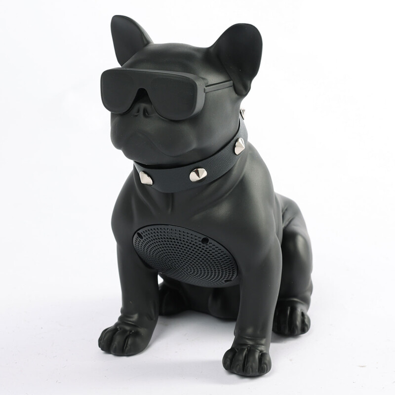 Parlante portatil bluetooth CH-MDOG chico Diseño Perro Negro Parlante portatil bluetooth CH-MDOG chico Diseño Perro Negro