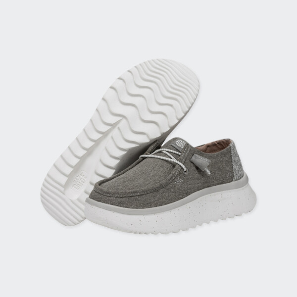Calzado Hey Dude Wendy Peak Chambray Gris
