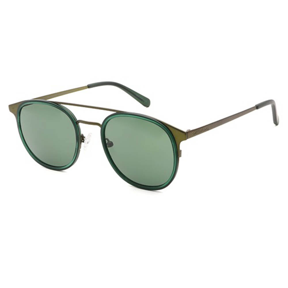 Lentes De Sol Colecao Redondos Redondo Verde/Verde Oscuro