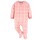 Enterito pijama polar con pie talles Todlder Rosa cuadros