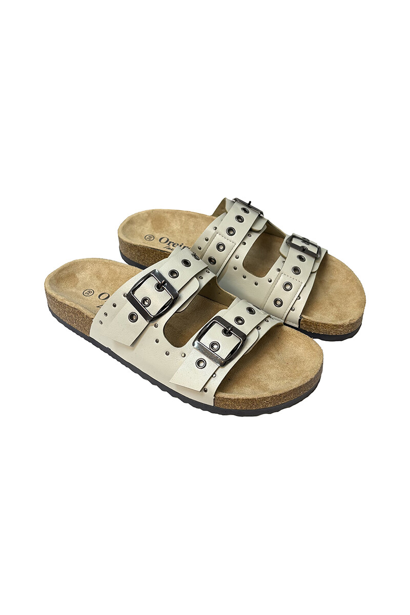 Sandalias Las Oreiro - crudo 