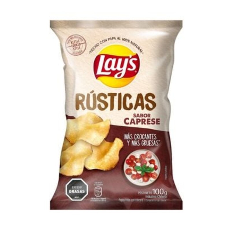 LAYS RUSTICAS CAPRESE 100G Lays Rusticas Caprese 100g