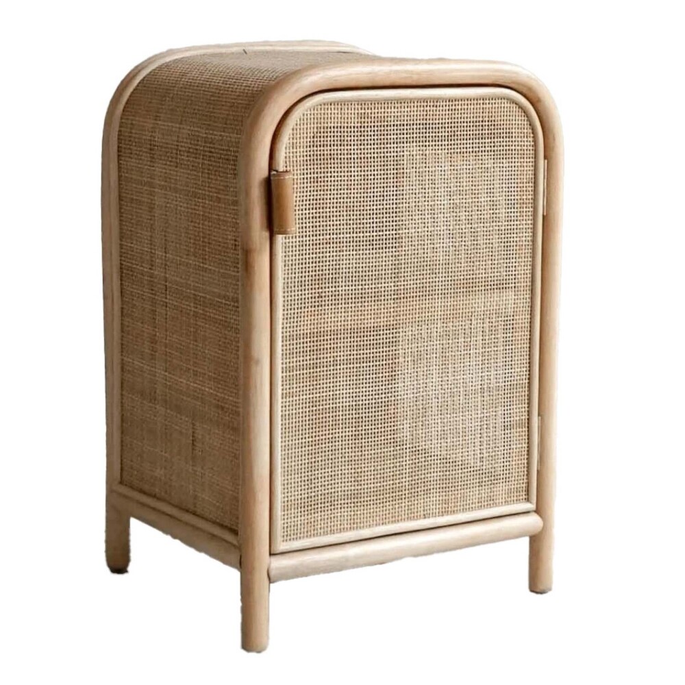 MESA DE LUZ RATTAN-Y-MADERA NATURAL-BEIGE QUEBEC