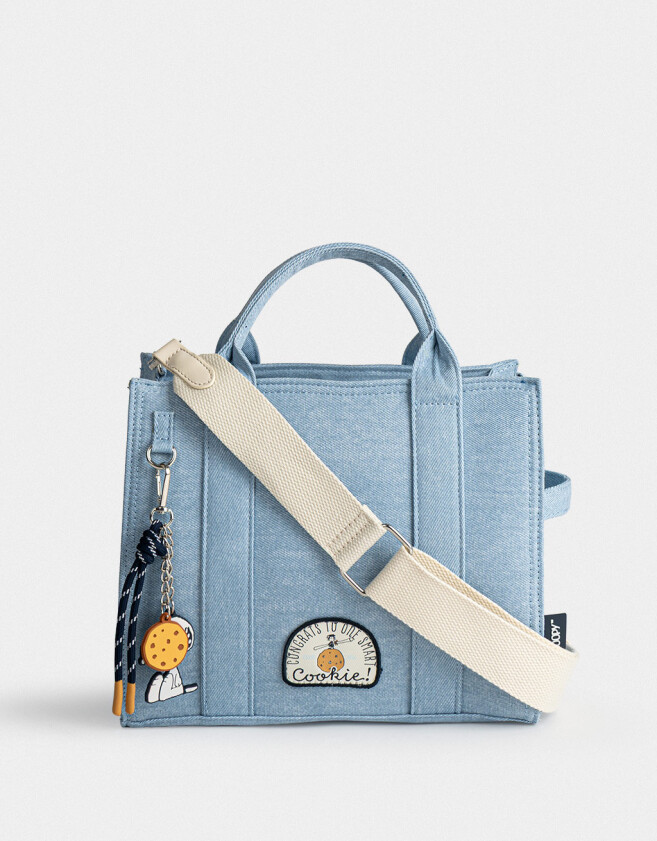 Marroquinería Licencias Cartera City "snoopy" - Azul Celeste