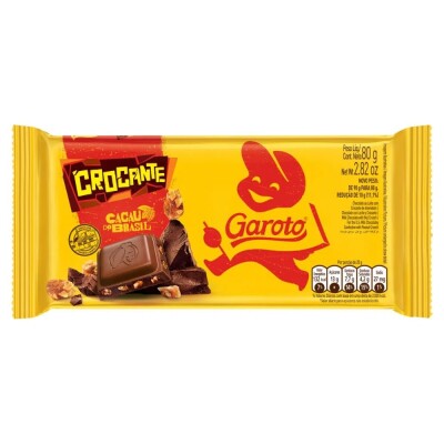 Chocolate Garoto Jumbo Crocante 80 Grs. Chocolate Garoto Jumbo Crocante 80 Grs.