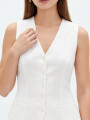 Chaleco Fiorenza Blanco